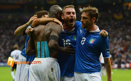 المنتخب الايطالي يقصي المانيا من البطولة
