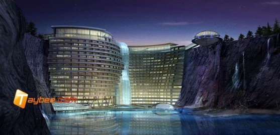 الصين تبدأ فى تشييد فندق خمس نجوم تحت الأرض