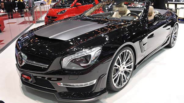 مرسيدس بنز اس ال 65 رودستر المكشوفة في معرض جنيف Brabus 800 Roadster